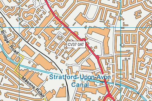 CV37 0AT map - OS VectorMap District (Ordnance Survey) CV37 0AT map - OS VectorMap District (Ordnance Survey)