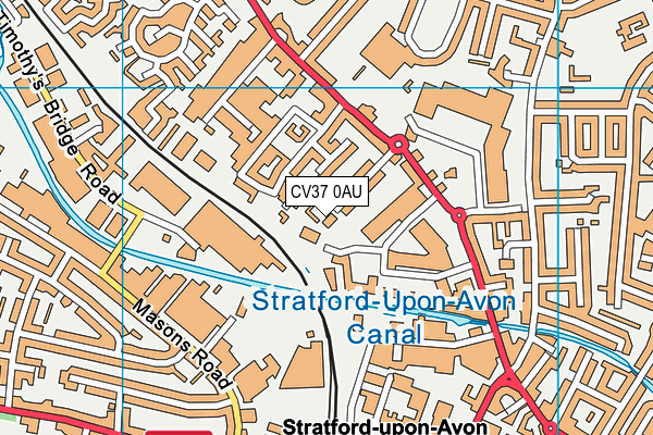 CV37 0AU map - OS VectorMap District (Ordnance Survey) CV37 0AU map - OS VectorMap District (Ordnance Survey)