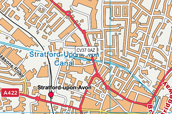 CV37 0AZ map - OS VectorMap District (Ordnance Survey) CV37 0AZ map - OS VectorMap District (Ordnance Survey)