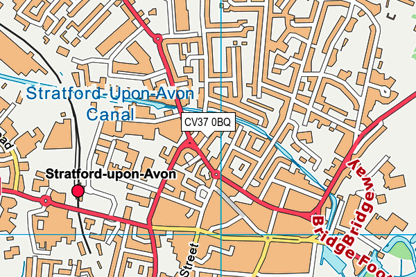 CV37 0BQ map - OS VectorMap District (Ordnance Survey) CV37 0BQ map - OS VectorMap District (Ordnance Survey)