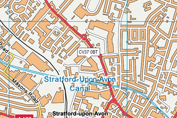 CV37 0BT map - OS VectorMap District (Ordnance Survey) CV37 0BT map - OS VectorMap District (Ordnance Survey)