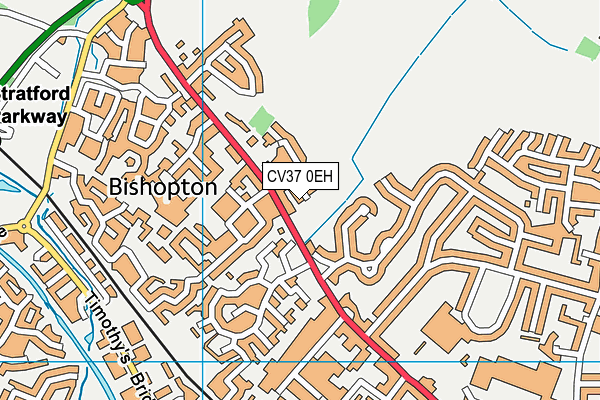 CV37 0EH map - OS VectorMap District (Ordnance Survey) CV37 0EH map - OS VectorMap District (Ordnance Survey)