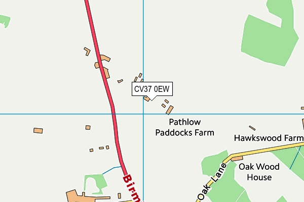 CV37 0EW map - OS VectorMap District (Ordnance Survey) CV37 0EW map - OS VectorMap District (Ordnance Survey)