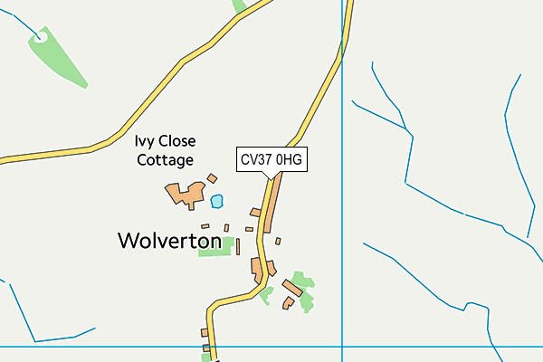 CV37 0HG map - OS VectorMap District (Ordnance Survey) CV37 0HG map - OS VectorMap District (Ordnance Survey)