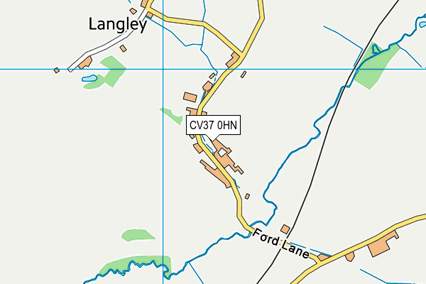 CV37 0HN map - OS VectorMap District (Ordnance Survey) CV37 0HN map - OS VectorMap District (Ordnance Survey)