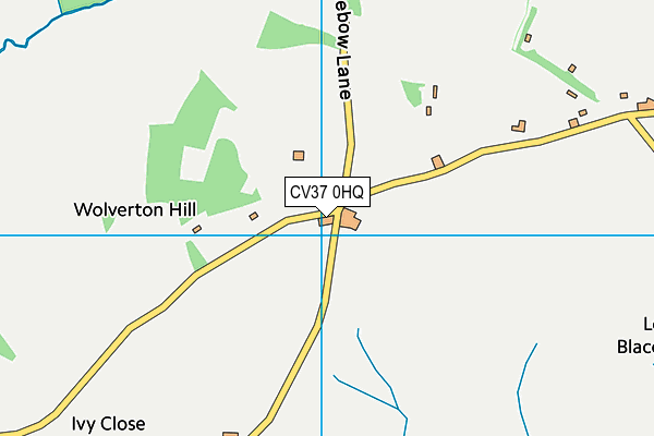 CV37 0HQ map - OS VectorMap District (Ordnance Survey) CV37 0HQ map - OS VectorMap District (Ordnance Survey)