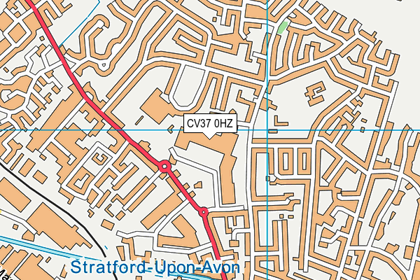 CV37 0HZ map - OS VectorMap District (Ordnance Survey) CV37 0HZ map - OS VectorMap District (Ordnance Survey)