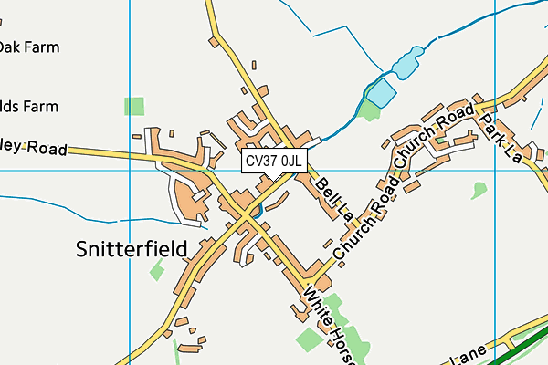 CV37 0JL map - OS VectorMap District (Ordnance Survey) CV37 0JL map - OS VectorMap District (Ordnance Survey)
