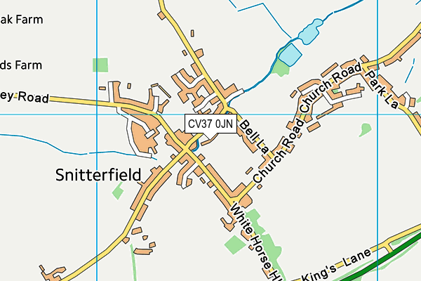 CV37 0JN map - OS VectorMap District (Ordnance Survey) CV37 0JN map - OS VectorMap District (Ordnance Survey)