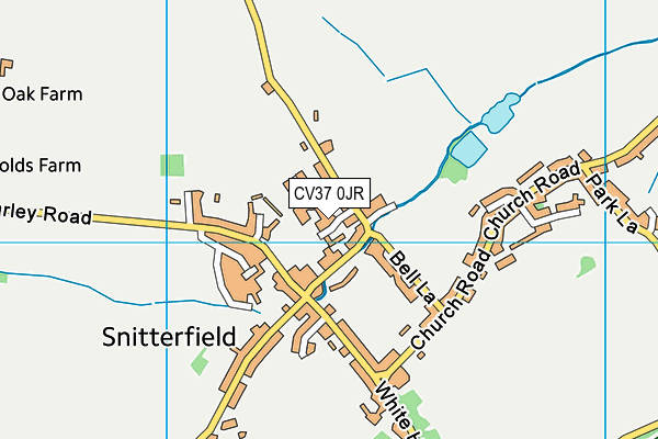 CV37 0JR map - OS VectorMap District (Ordnance Survey) CV37 0JR map - OS VectorMap District (Ordnance Survey)