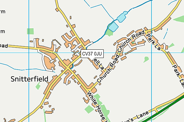 CV37 0JU map - OS VectorMap District (Ordnance Survey) CV37 0JU map - OS VectorMap District (Ordnance Survey)