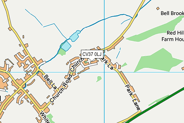 CV37 0LJ map - OS VectorMap District (Ordnance Survey) CV37 0LJ map - OS VectorMap District (Ordnance Survey)