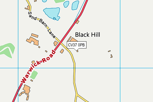 CV37 0PB map - OS VectorMap District (Ordnance Survey) CV37 0PB map - OS VectorMap District (Ordnance Survey)