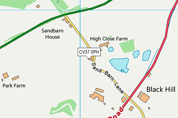 CV37 0PH map - OS VectorMap District (Ordnance Survey) CV37 0PH map - OS VectorMap District (Ordnance Survey)