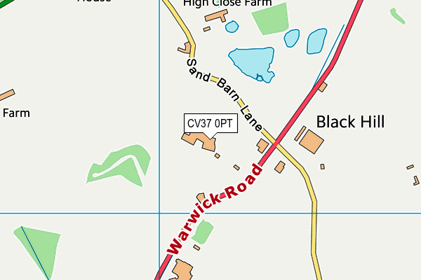 CV37 0PT map - OS VectorMap District (Ordnance Survey) CV37 0PT map - OS VectorMap District (Ordnance Survey)