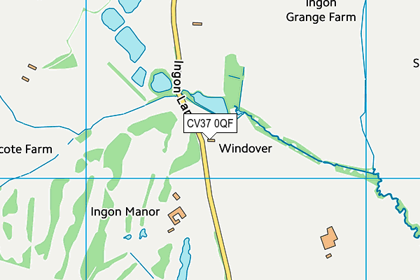 CV37 0QF map - OS VectorMap District (Ordnance Survey) CV37 0QF map - OS VectorMap District (Ordnance Survey)
