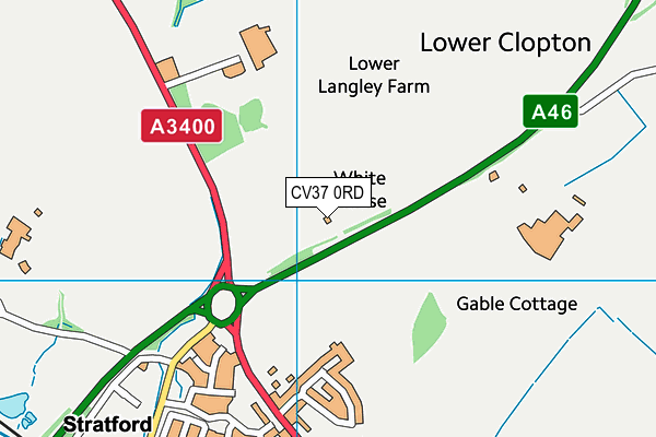 CV37 0RD map - OS VectorMap District (Ordnance Survey) CV37 0RD map - OS VectorMap District (Ordnance Survey)