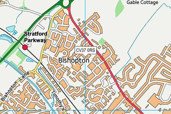 CV37 0RS map - OS VectorMap District (Ordnance Survey) CV37 0RS map - OS VectorMap District (Ordnance Survey)