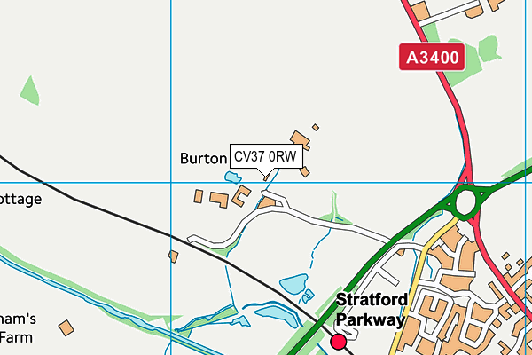 CV37 0RW map - OS VectorMap District (Ordnance Survey) CV37 0RW map - OS VectorMap District (Ordnance Survey)