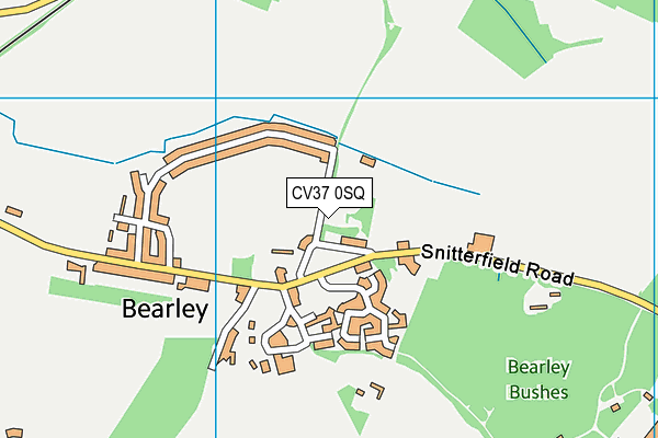 CV37 0SQ map - OS VectorMap District (Ordnance Survey) CV37 0SQ map - OS VectorMap District (Ordnance Survey)