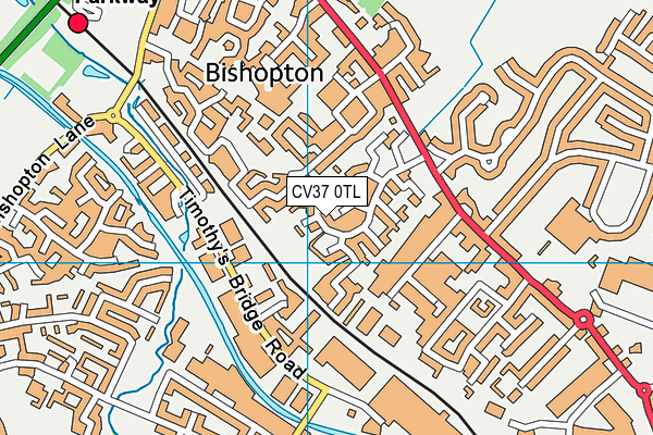 CV37 0TL map - OS VectorMap District (Ordnance Survey) CV37 0TL map - OS VectorMap District (Ordnance Survey)