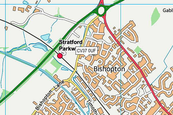 CV37 0UF map - OS VectorMap District (Ordnance Survey) CV37 0UF map - OS VectorMap District (Ordnance Survey)