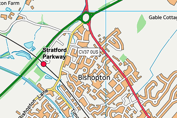 CV37 0US map - OS VectorMap District (Ordnance Survey) CV37 0US map - OS VectorMap District (Ordnance Survey)