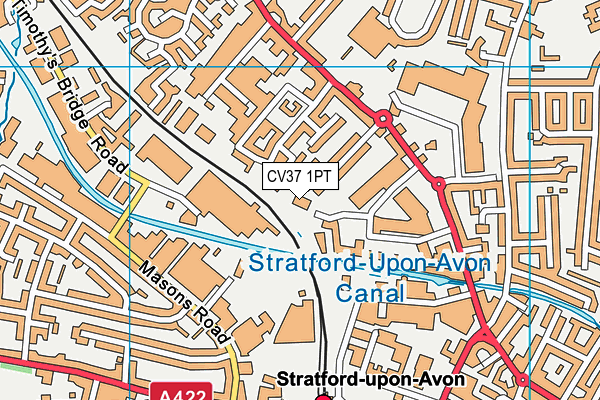 CV37 1PT map - OS VectorMap District (Ordnance Survey) CV37 1PT map - OS VectorMap District (Ordnance Survey)