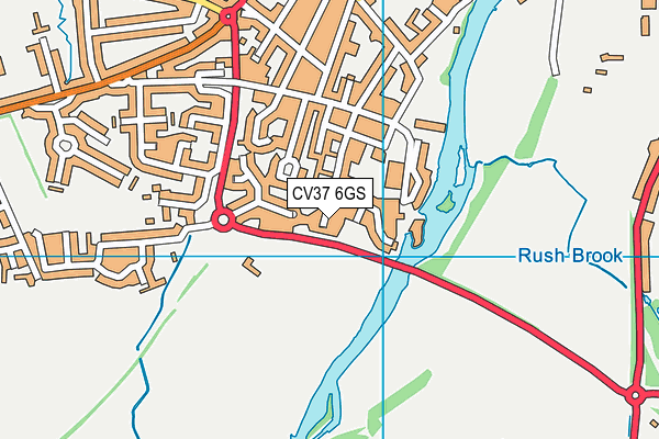 CV37 6GS map - OS VectorMap District (Ordnance Survey) CV37 6GS map - OS VectorMap District (Ordnance Survey)