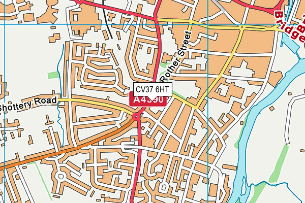 CV37 6HT map - OS VectorMap District (Ordnance Survey) CV37 6HT map - OS VectorMap District (Ordnance Survey)