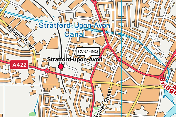 CV37 6NQ map - OS VectorMap District (Ordnance Survey) CV37 6NQ map - OS VectorMap District (Ordnance Survey)