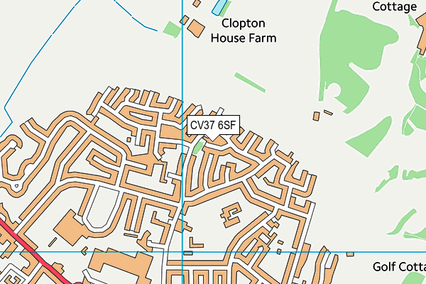 CV37 6SF map - OS VectorMap District (Ordnance Survey) CV37 6SF map - OS VectorMap District (Ordnance Survey)