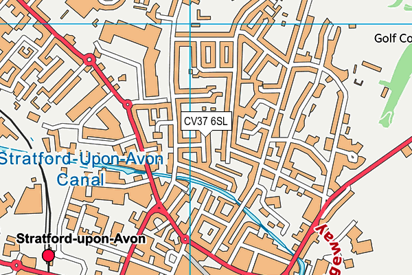CV37 6SL map - OS VectorMap District (Ordnance Survey) CV37 6SL map - OS VectorMap District (Ordnance Survey)