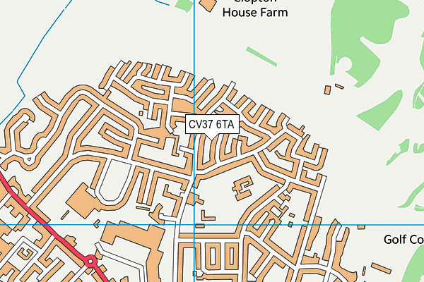 CV37 6TA map - OS VectorMap District (Ordnance Survey) CV37 6TA map - OS VectorMap District (Ordnance Survey)
