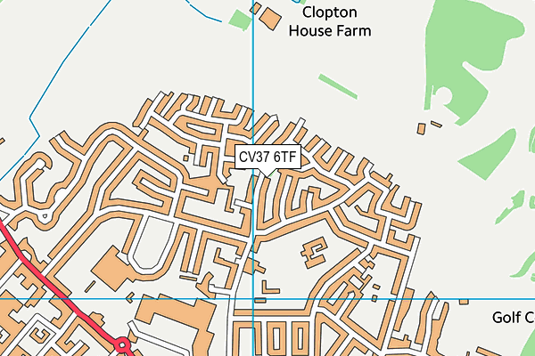 CV37 6TF map - OS VectorMap District (Ordnance Survey) CV37 6TF map - OS VectorMap District (Ordnance Survey)