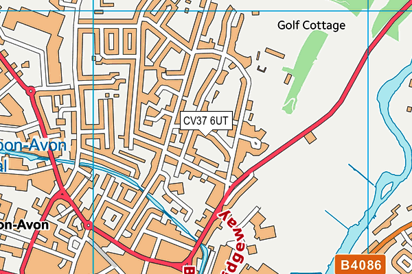 CV37 6UT map - OS VectorMap District (Ordnance Survey) CV37 6UT map - OS VectorMap District (Ordnance Survey)