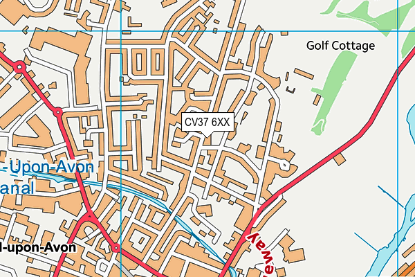 CV37 6XX map - OS VectorMap District (Ordnance Survey) CV37 6XX map - OS VectorMap District (Ordnance Survey)