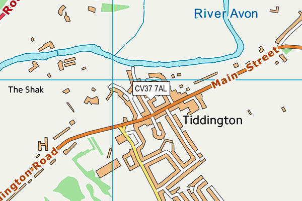 CV37 7AL map - OS VectorMap District (Ordnance Survey) CV37 7AL map - OS VectorMap District (Ordnance Survey)