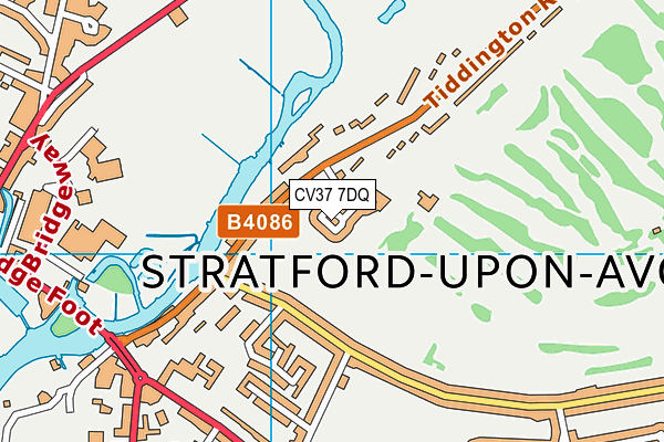 CV37 7DQ map - OS VectorMap District (Ordnance Survey) CV37 7DQ map - OS VectorMap District (Ordnance Survey)