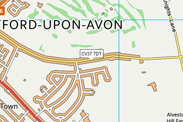 CV37 7DT map - OS VectorMap District (Ordnance Survey) CV37 7DT map - OS VectorMap District (Ordnance Survey)