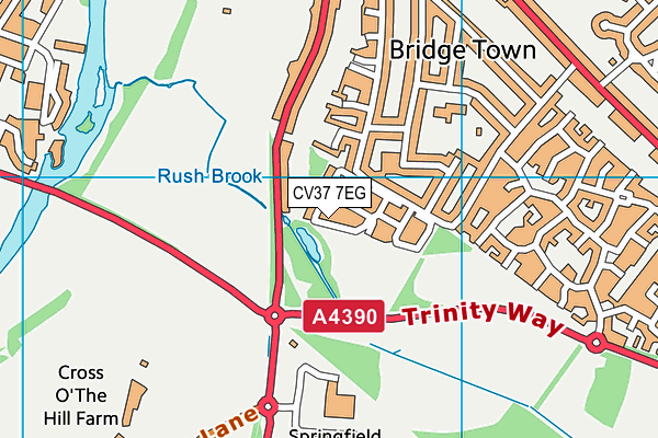 CV37 7EG map - OS VectorMap District (Ordnance Survey) CV37 7EG map - OS VectorMap District (Ordnance Survey)