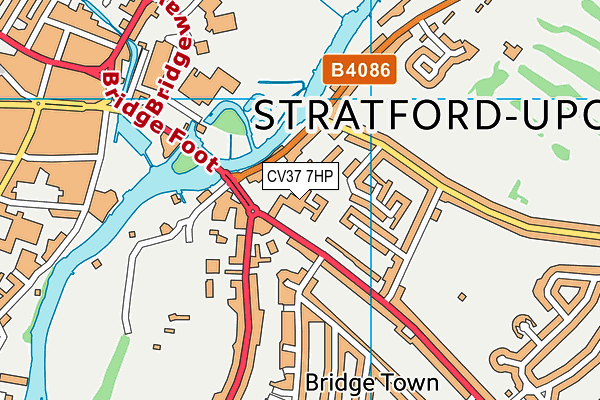 CV37 7HP map - OS VectorMap District (Ordnance Survey) CV37 7HP map - OS VectorMap District (Ordnance Survey)