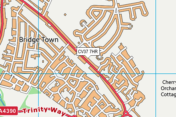 CV37 7HR map - OS VectorMap District (Ordnance Survey) CV37 7HR map - OS VectorMap District (Ordnance Survey)