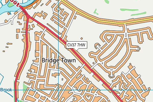 CV37 7HW map - OS VectorMap District (Ordnance Survey) CV37 7HW map - OS VectorMap District (Ordnance Survey)