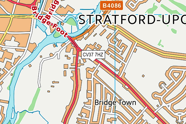 CV37 7HZ map - OS VectorMap District (Ordnance Survey) CV37 7HZ map - OS VectorMap District (Ordnance Survey)