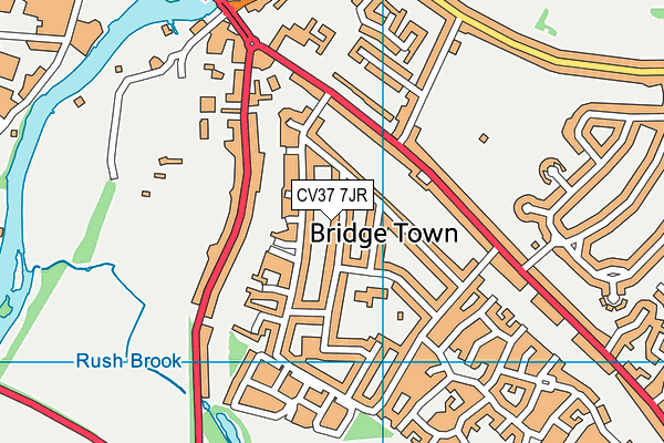 CV37 7JR map - OS VectorMap District (Ordnance Survey) CV37 7JR map - OS VectorMap District (Ordnance Survey)