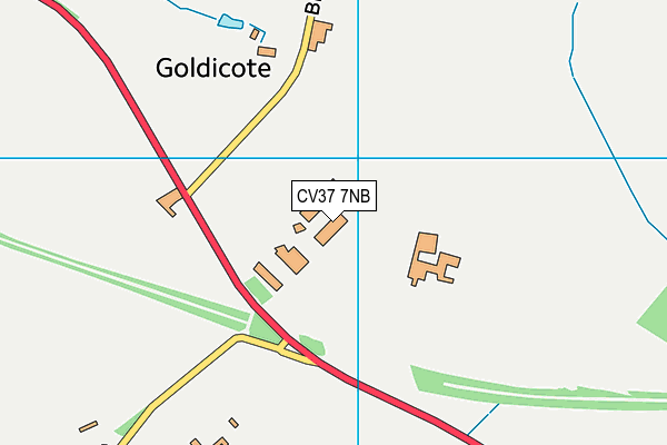 CV37 7NB map - OS VectorMap District (Ordnance Survey) CV37 7NB map - OS VectorMap District (Ordnance Survey)