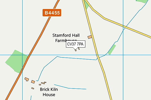 CV37 7PA map - OS VectorMap District (Ordnance Survey) CV37 7PA map - OS VectorMap District (Ordnance Survey)