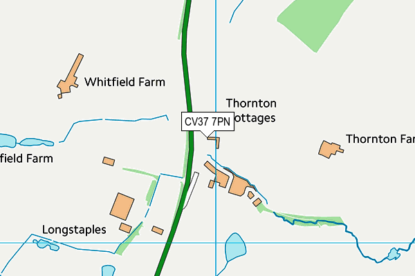 CV37 7PN map - OS VectorMap District (Ordnance Survey) CV37 7PN map - OS VectorMap District (Ordnance Survey)