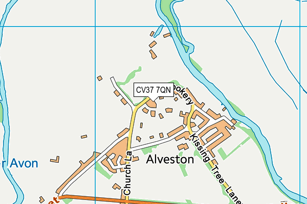 CV37 7QN map - OS VectorMap District (Ordnance Survey) CV37 7QN map - OS VectorMap District (Ordnance Survey)